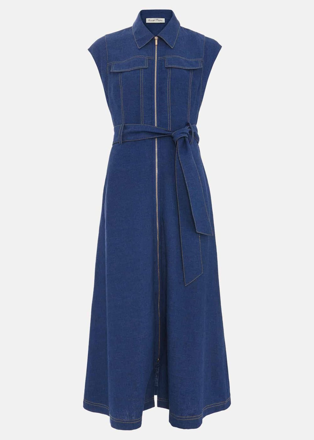 Luiza Denim Midi Dress Denim