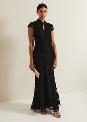 Wenda Tapework Maxi Dress Multi-Coloured