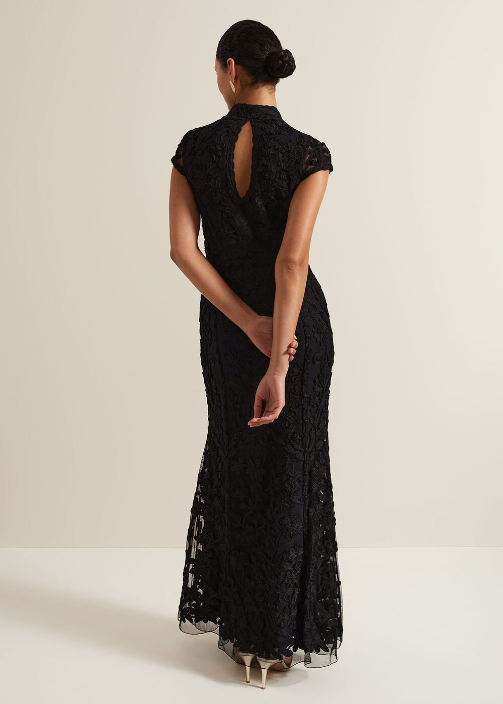 Wenda Tapework Maxi Dress Multi-Coloured