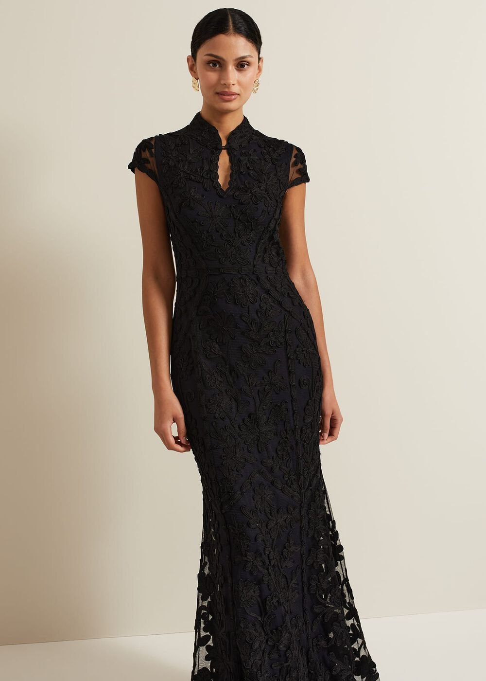 Wenda Tapework Maxi Dress Multi-Coloured