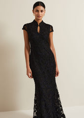Wenda Tapework Maxi Dress Multi-Coloured
