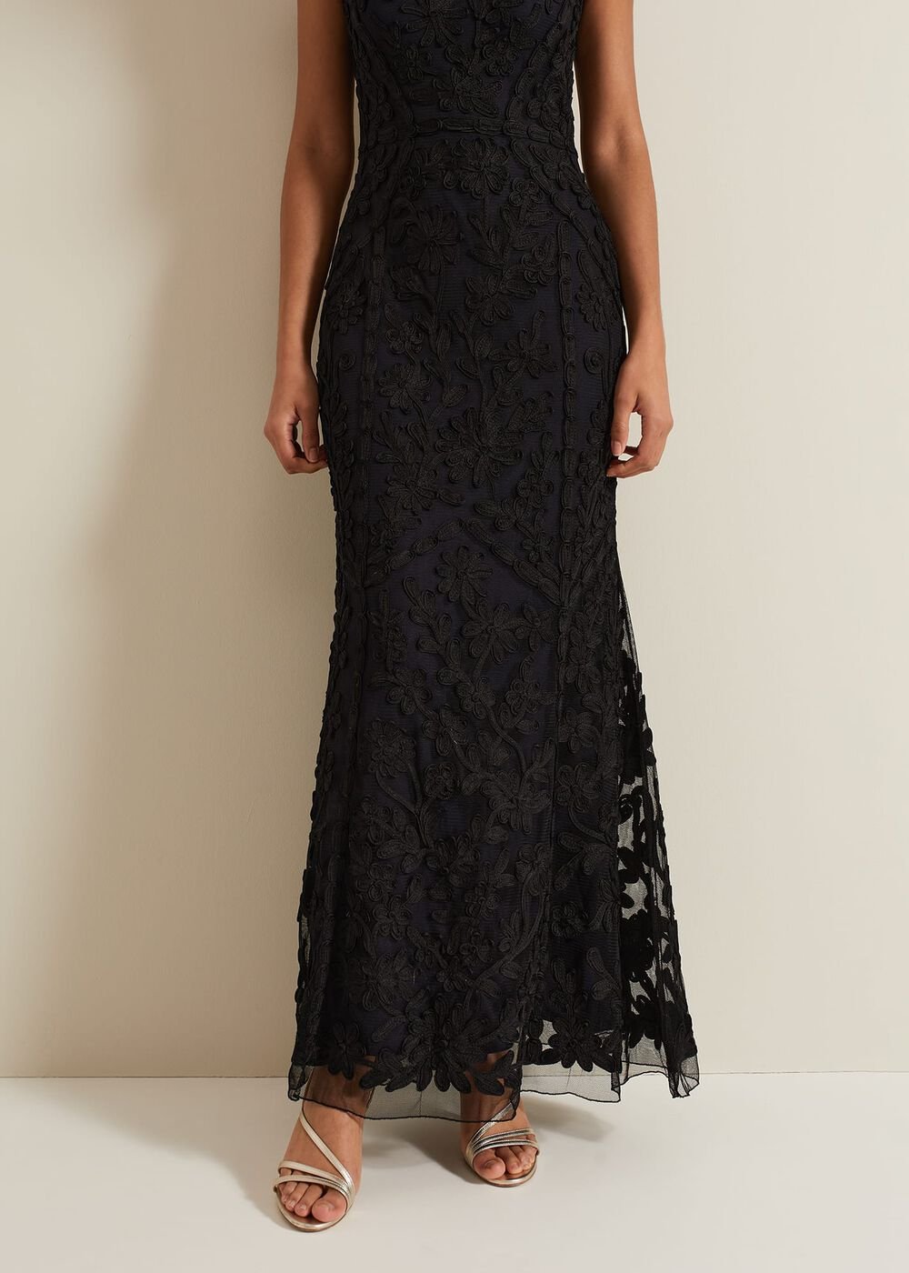 Wenda Tapework Maxi Dress Multi-Coloured