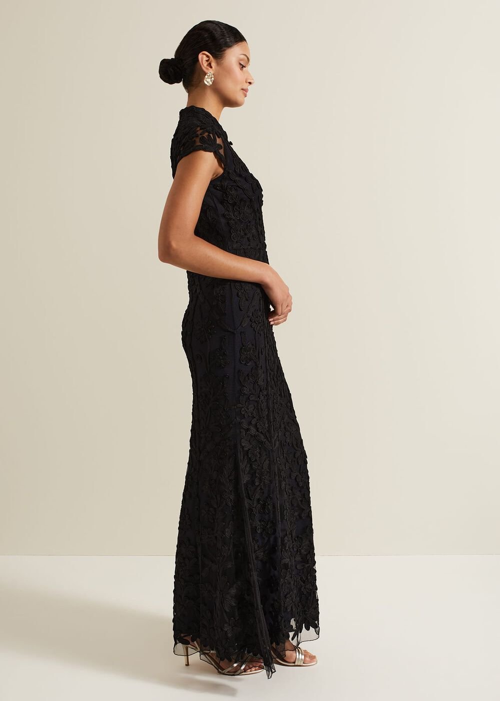 Wenda Tapework Maxi Dress Multi-Coloured
