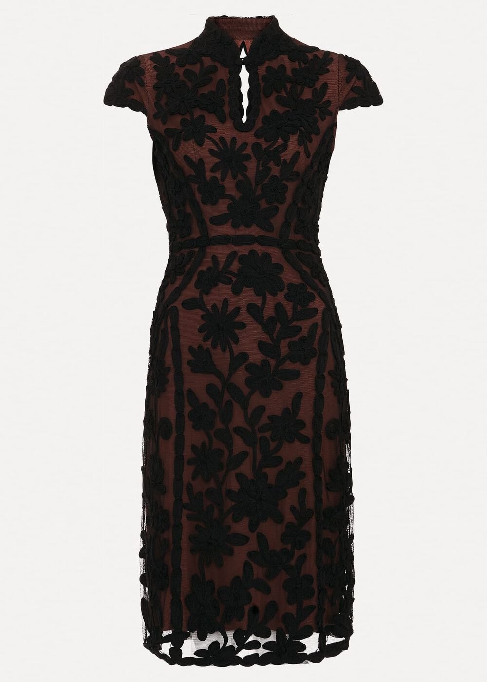 Edith Tapework Midi Dress Multi-Coloured