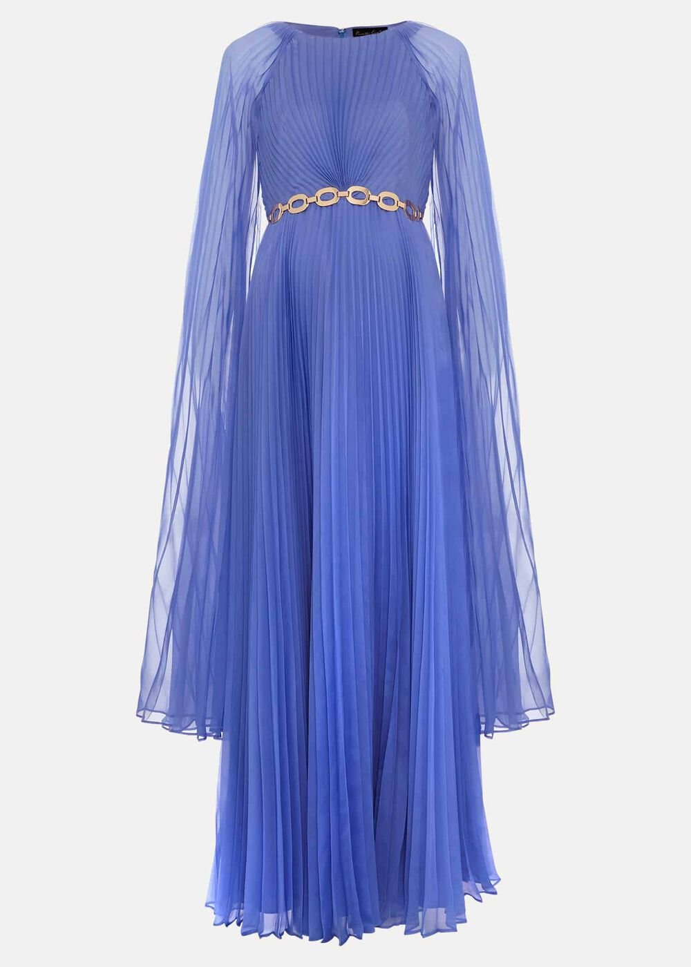Petite Marren Blue Chiffon Maxi Dress Blue