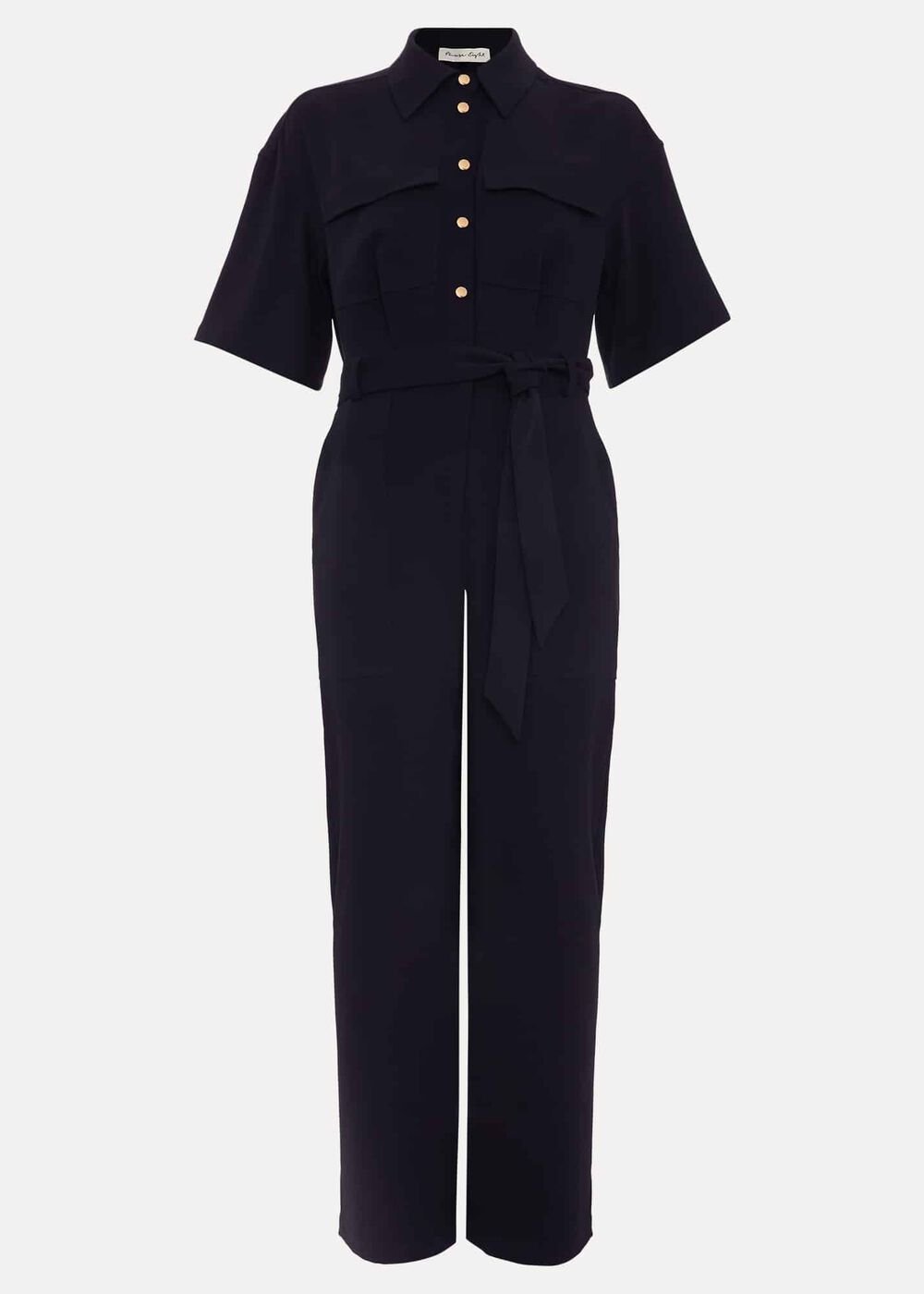 Tallulah Navy Utility Jumpsuit Navy