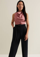 Sabina Satin Wide Leg Jumpsuit Multi-Coloured