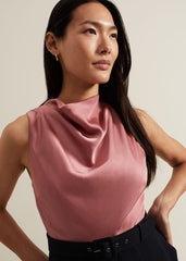 Sabina Satin Wide Leg Jumpsuit Multi-Coloured