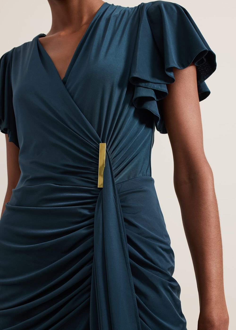 Donna Green Bodycon Dress Dark Green