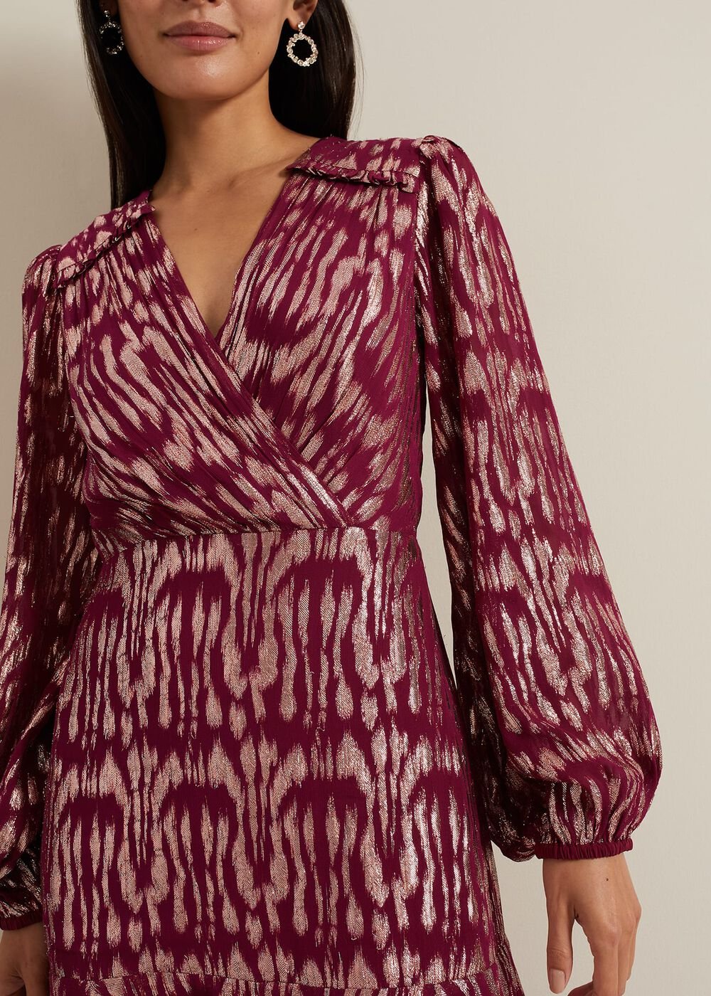 Joon Pink Shimmer Dress Pink