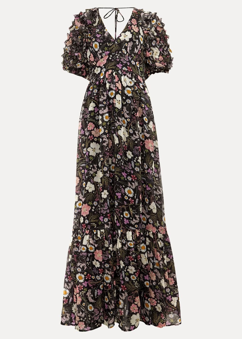 Lesley Multi Coloured Floral Maxi Dress Multi-Coloured