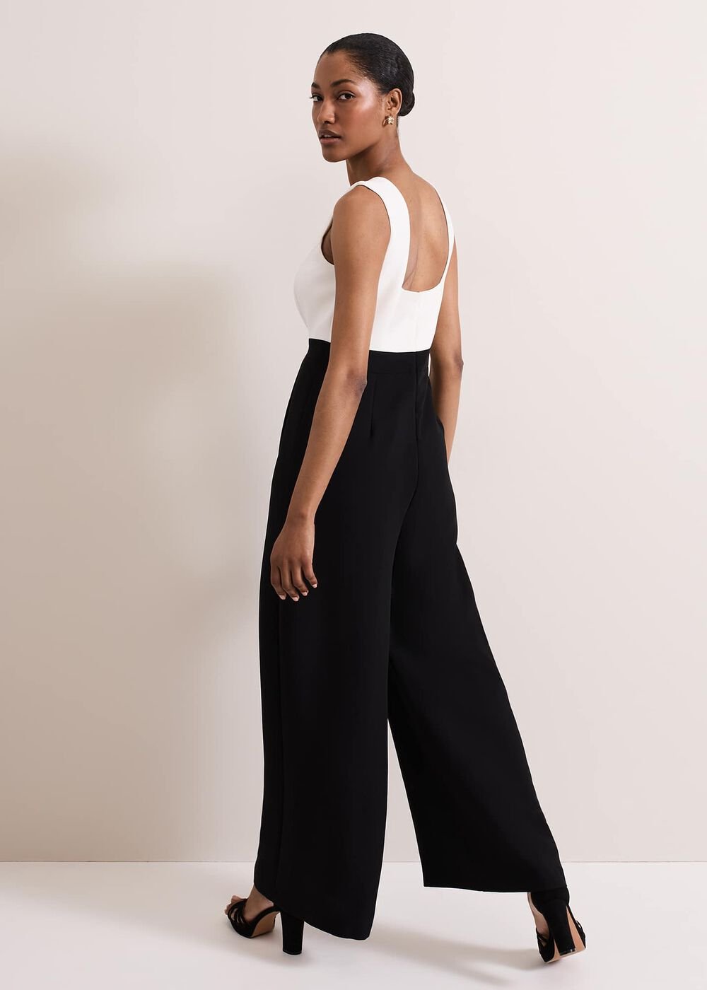 Maisy Jumpsuit Black/Ivory