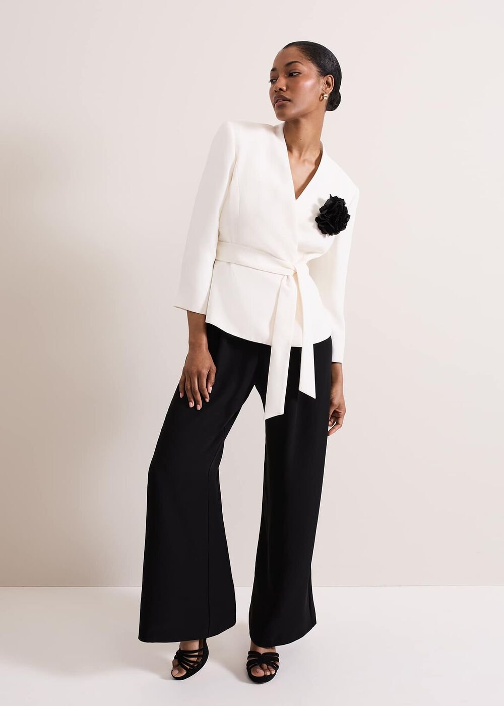 Maisy Jumpsuit Black/Ivory