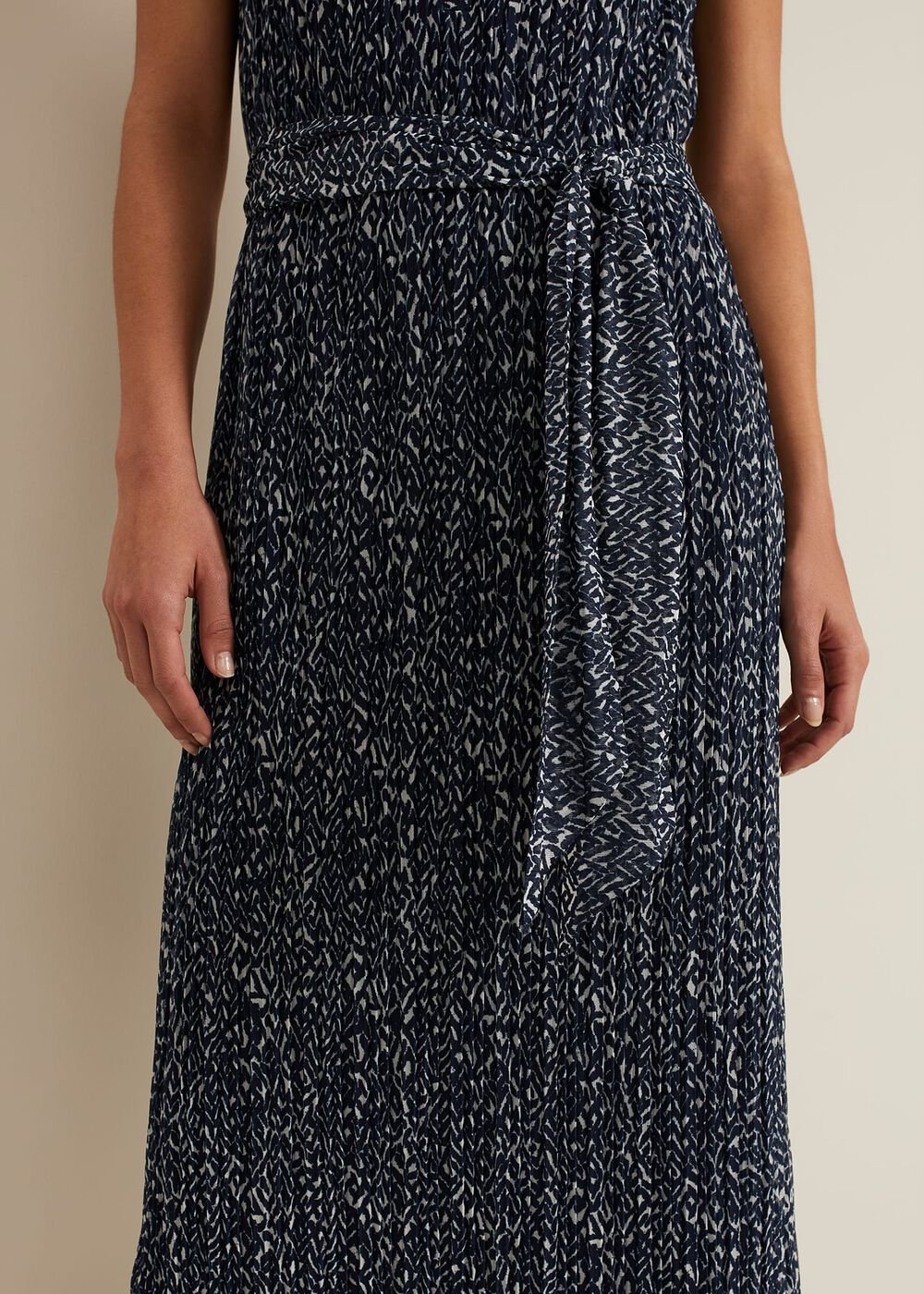 Adia Navy Jersey Shirt Dress Navy