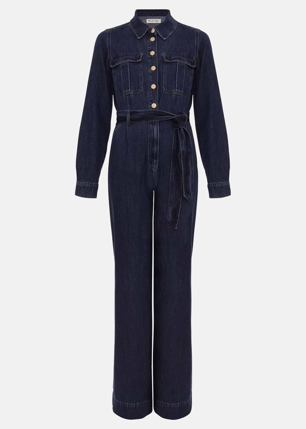 Avalon Denim Utility Jumpsuit Dark Wash