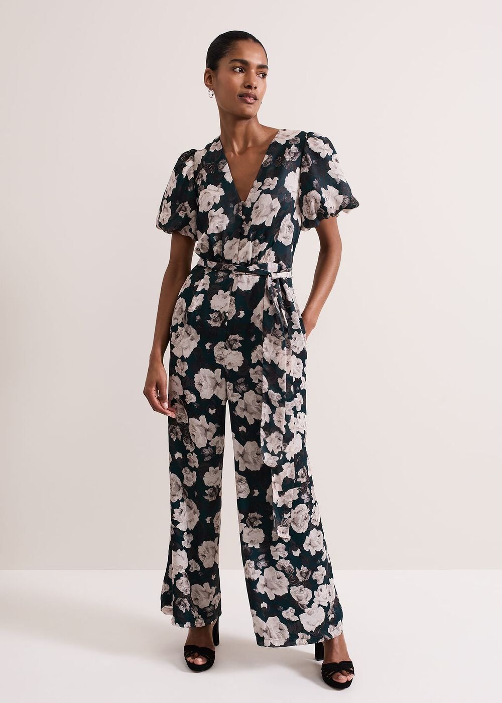 Myron Floral Wide Leg Jumpsuit Multi-Coloured