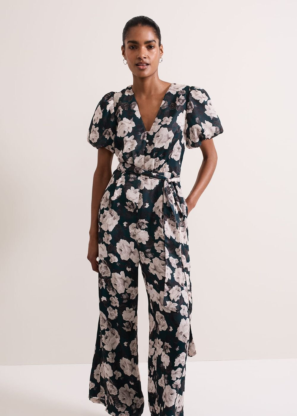 Myron Floral Wide Leg Jumpsuit Multi-Coloured