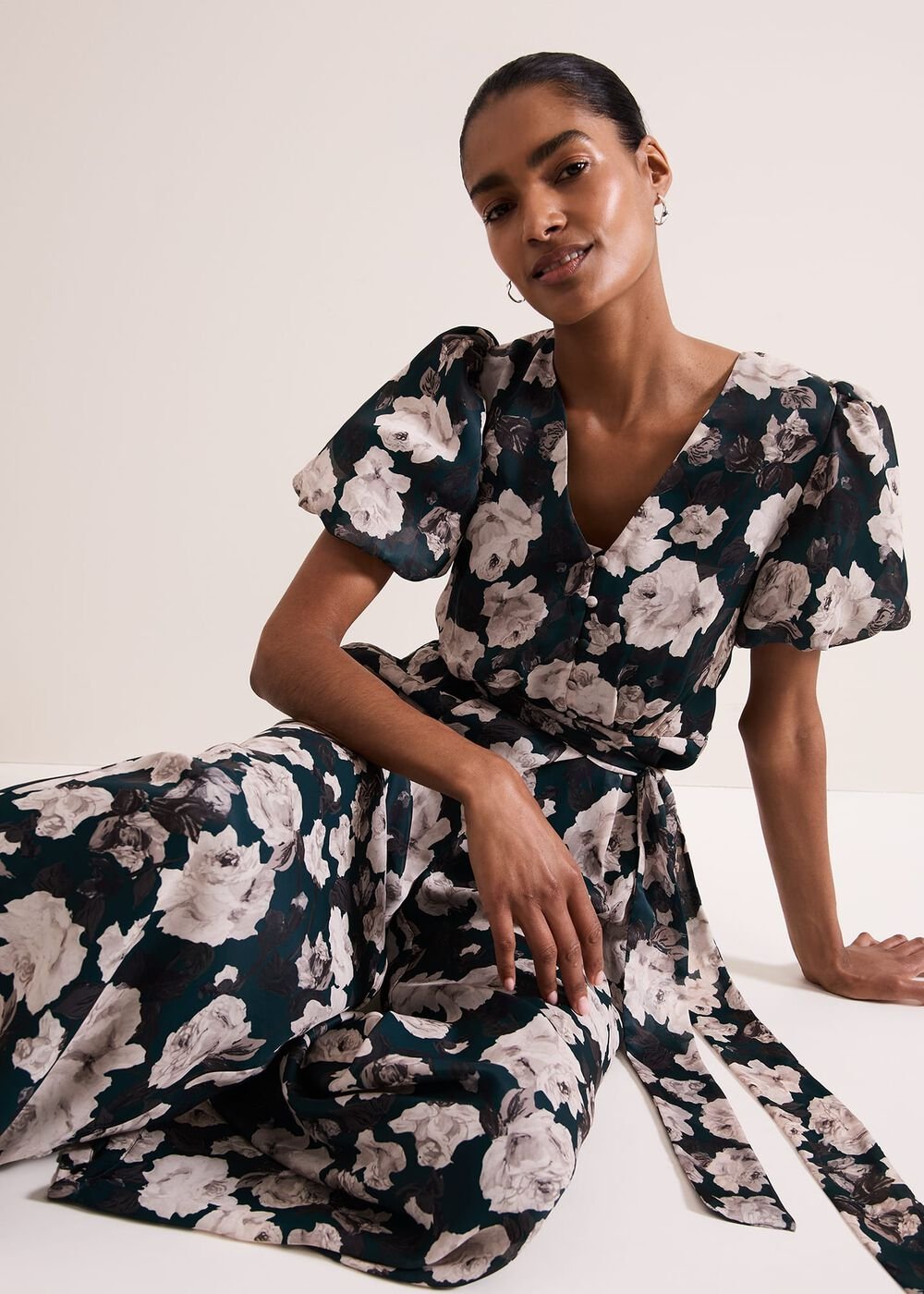 Myron Floral Wide Leg Jumpsuit Multi-Coloured