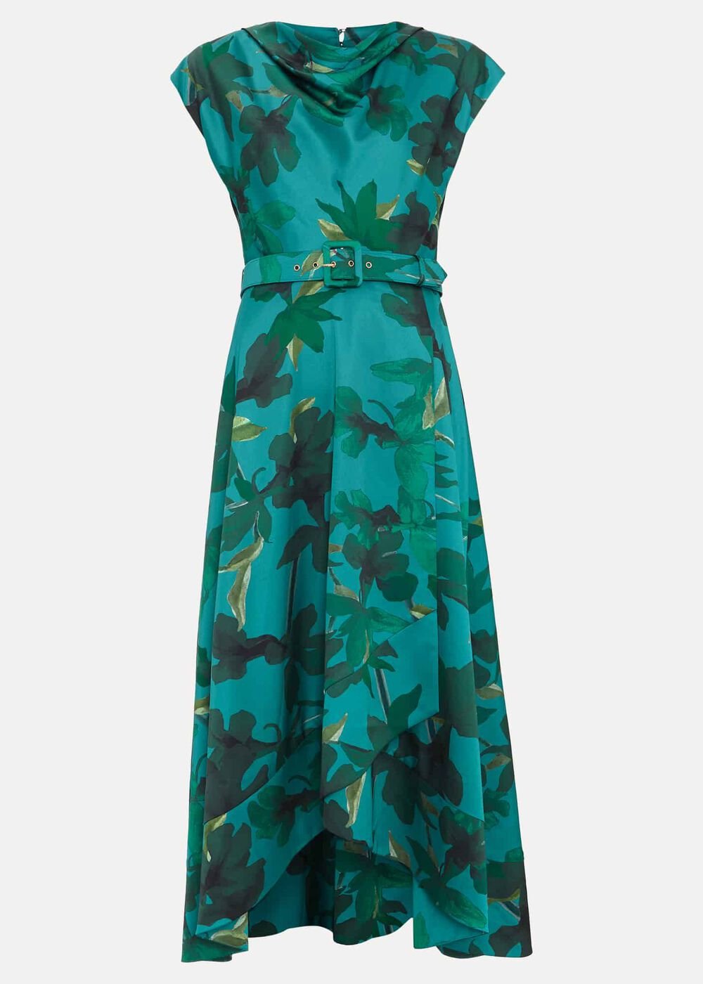 Sabrianna Print Midi Dress Multi-Coloured