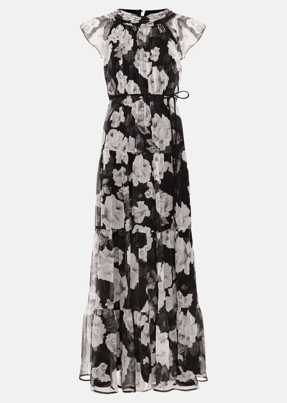 Jordine Floral Print Midaxi Dress Multi-Coloured