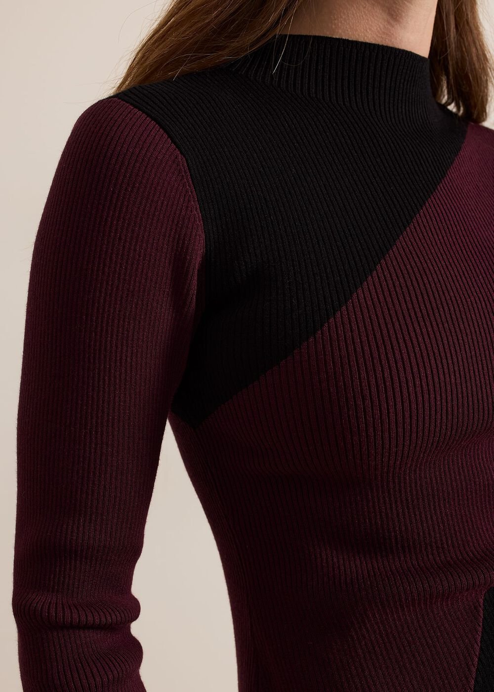 Petite Julie Fit And Flare Midi Dress Burgundy