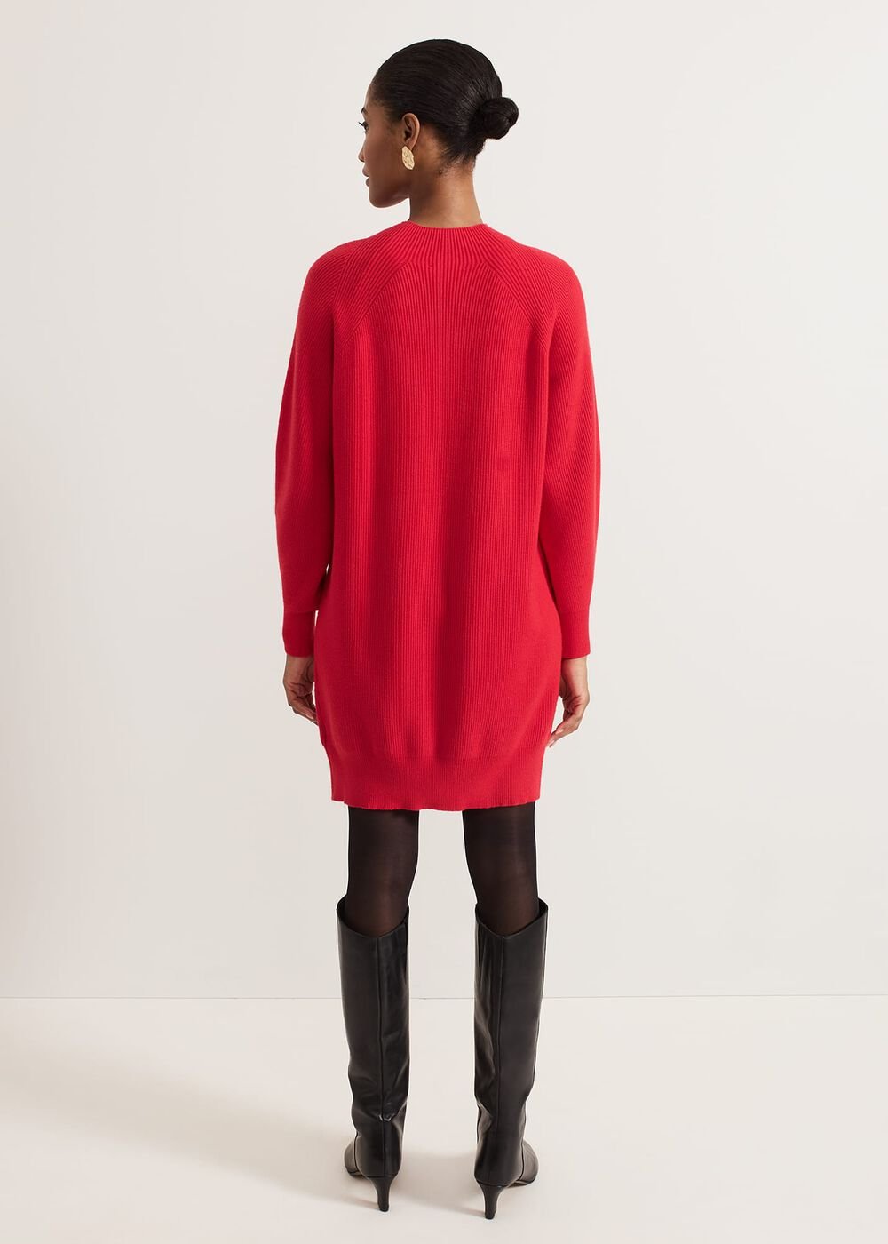 Eliana Jumper Dress Red