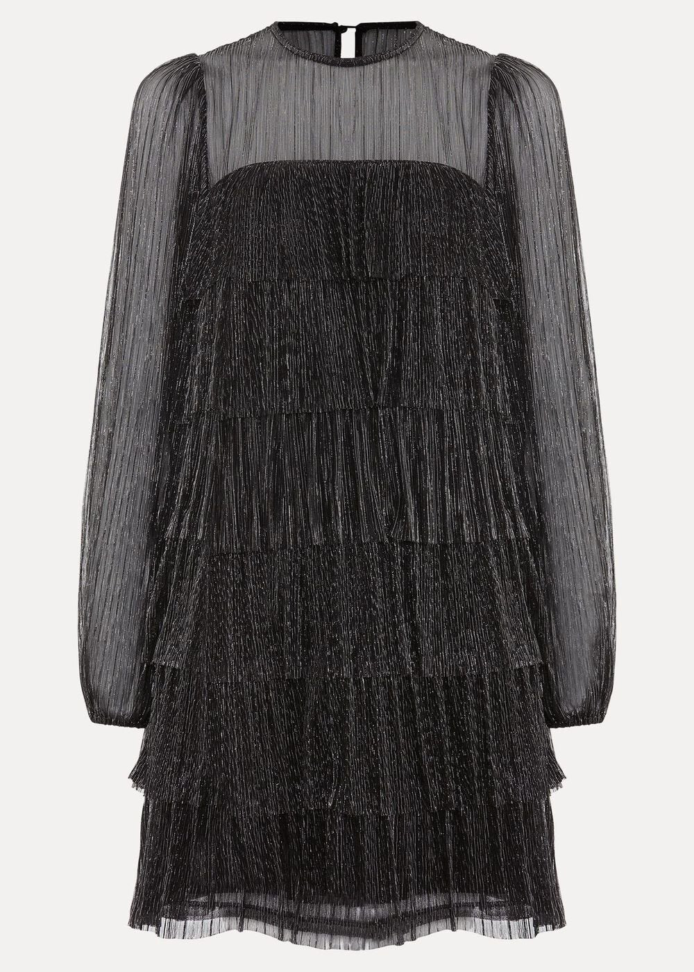 Nika Shimmer Dress Black/Multi