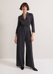 Pamela Grey Tailored Jumpsuit Grey