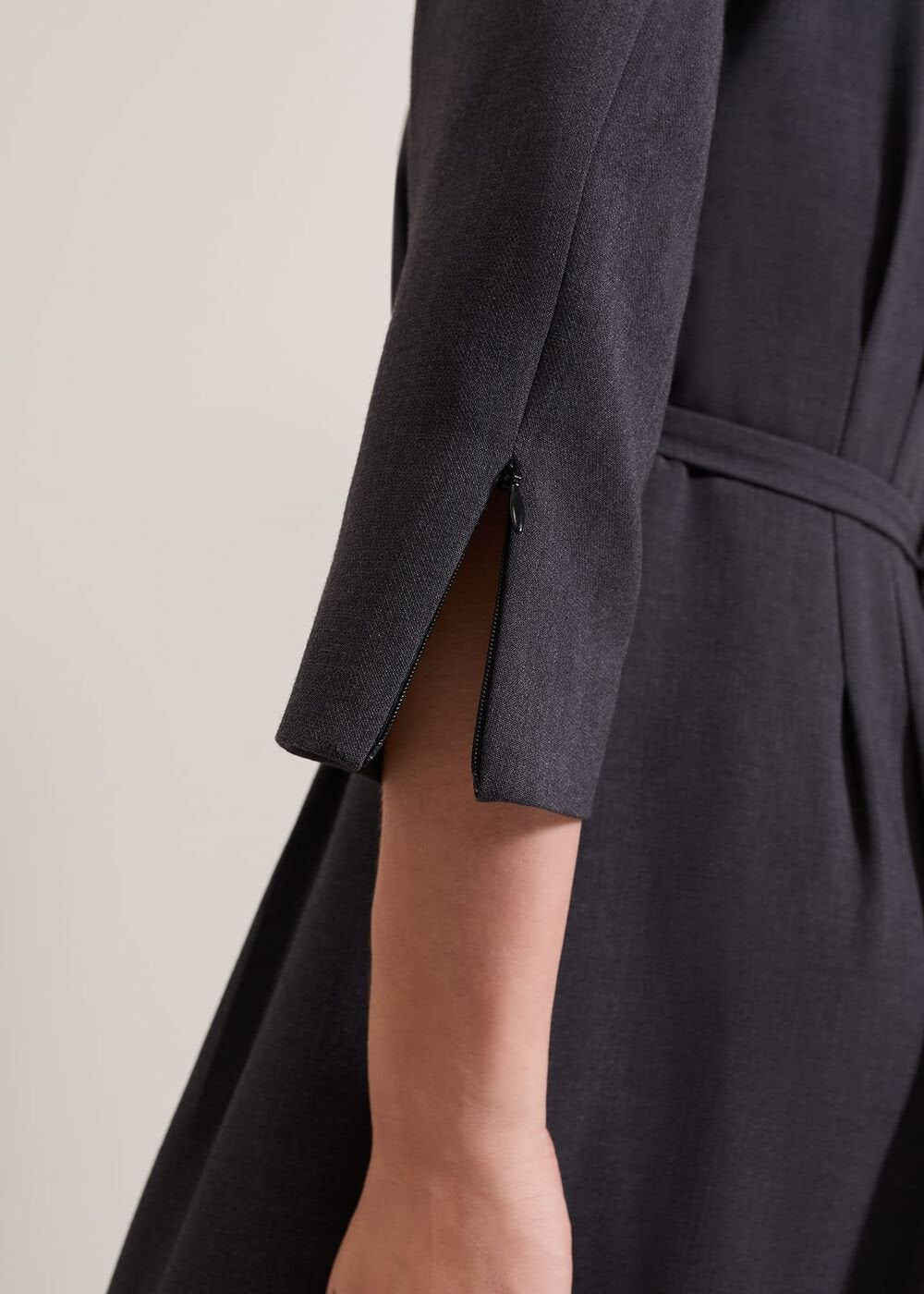 Pamela Grey Tailored Jumpsuit Grey