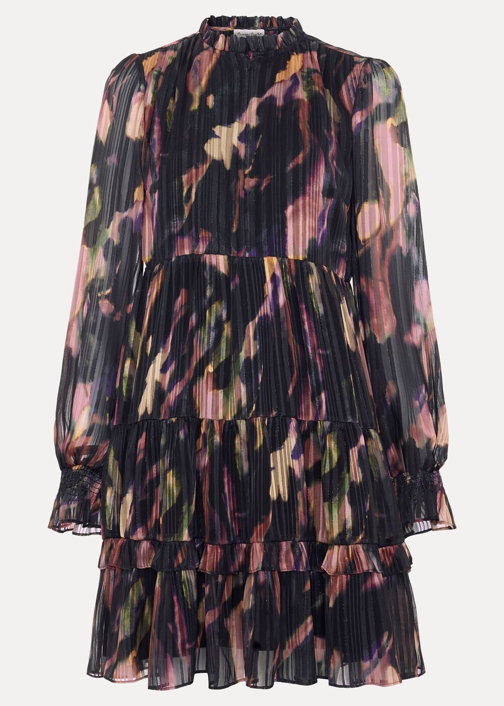 Martina Swing Mini Dress Black/Multi