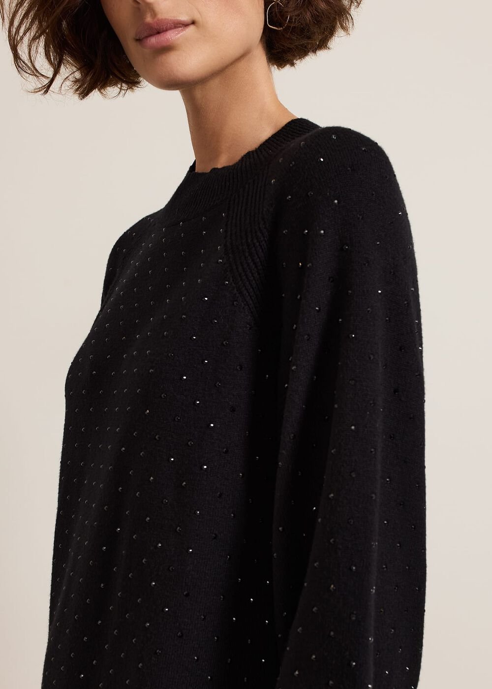Tala Black Short Hotfix Dress Black