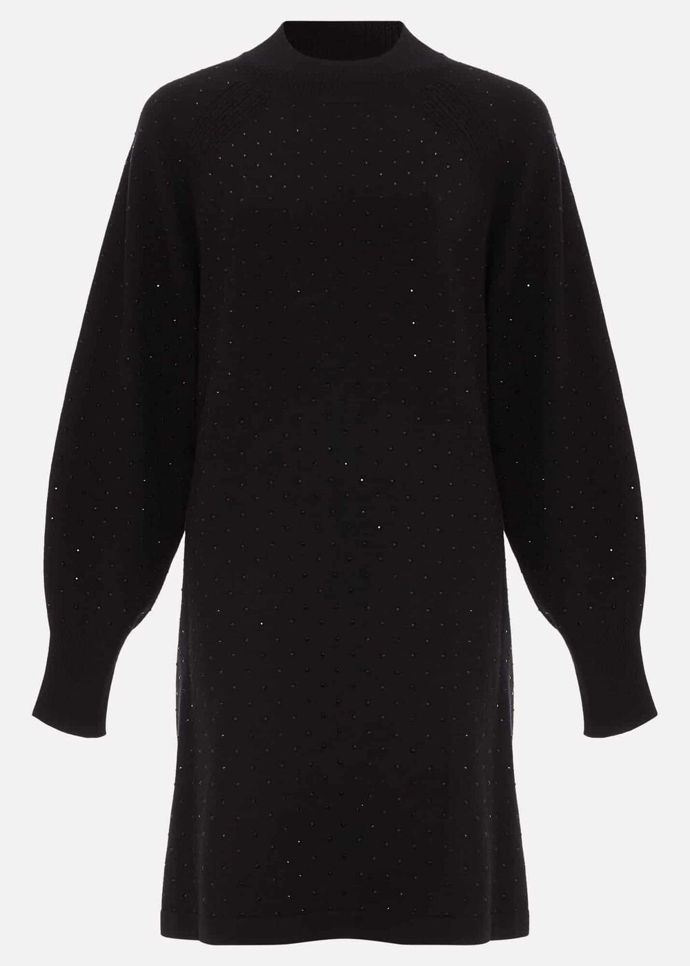 Tala Black Short Hotfix Dress Black