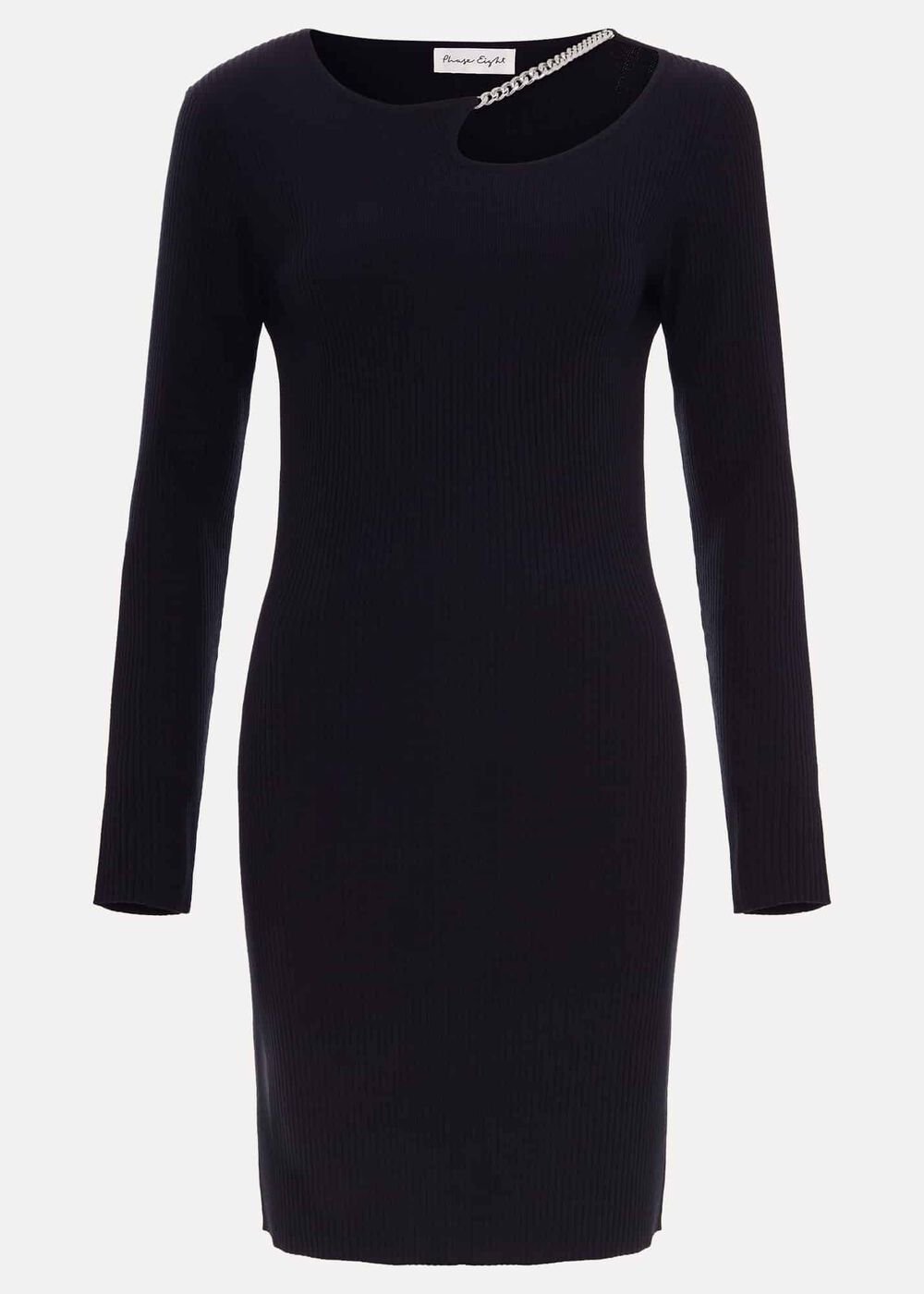 Nia Necklace Mini Dress Navy