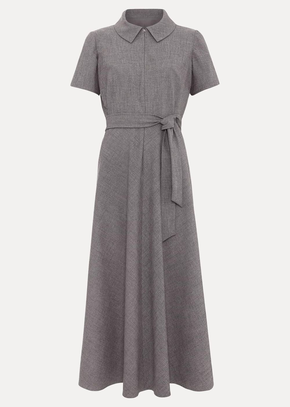 Silvia Tonic Midi Shirt Dress Grey
