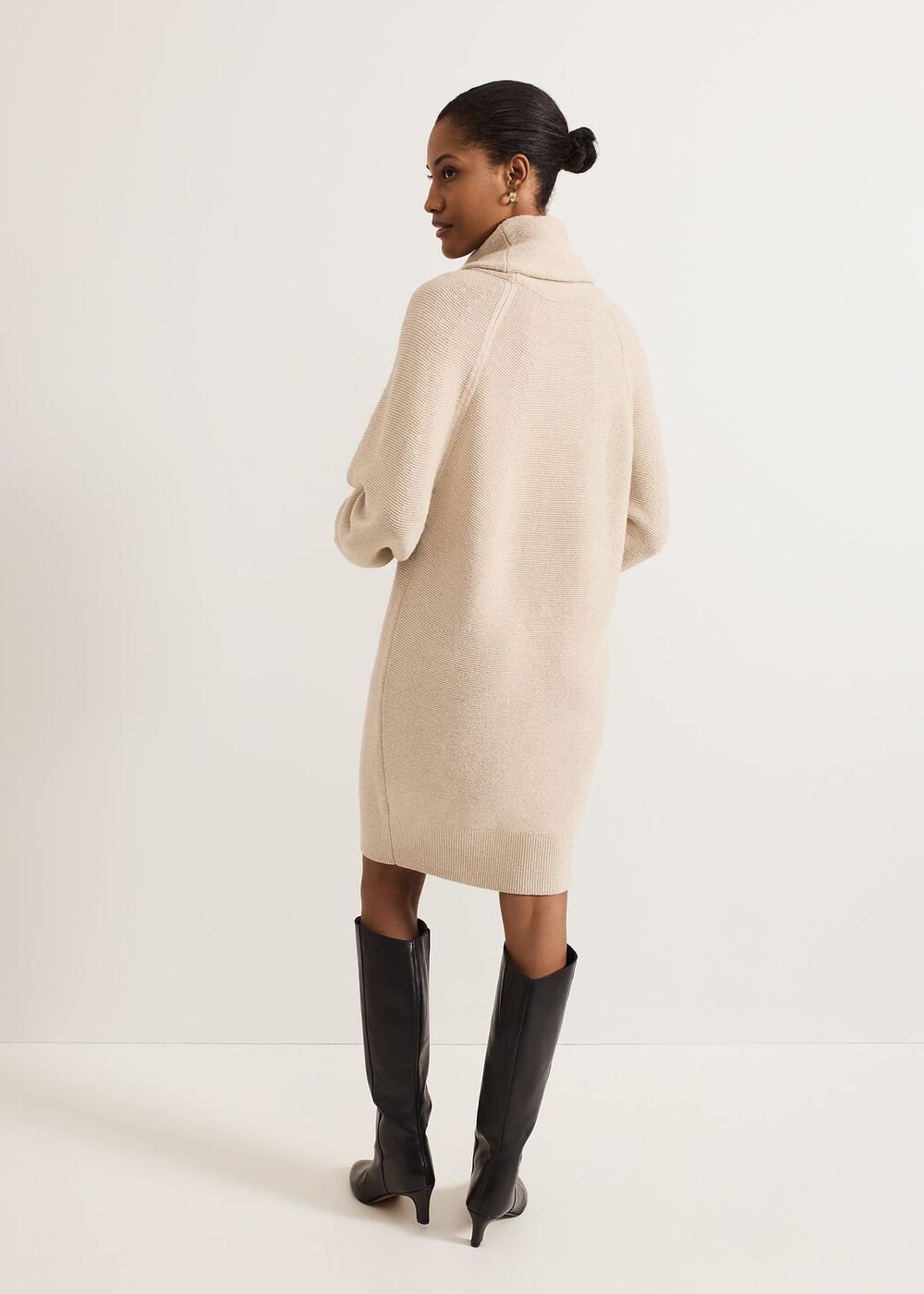 Dahlie Lurex Dress Neutral
