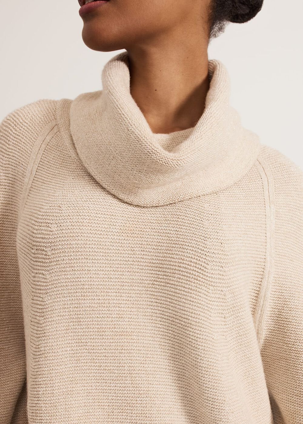 Dahlie Lurex Dress Neutral
