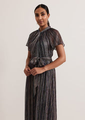 Petite Riah Shimmer Maxi Dress Multi-Coloured