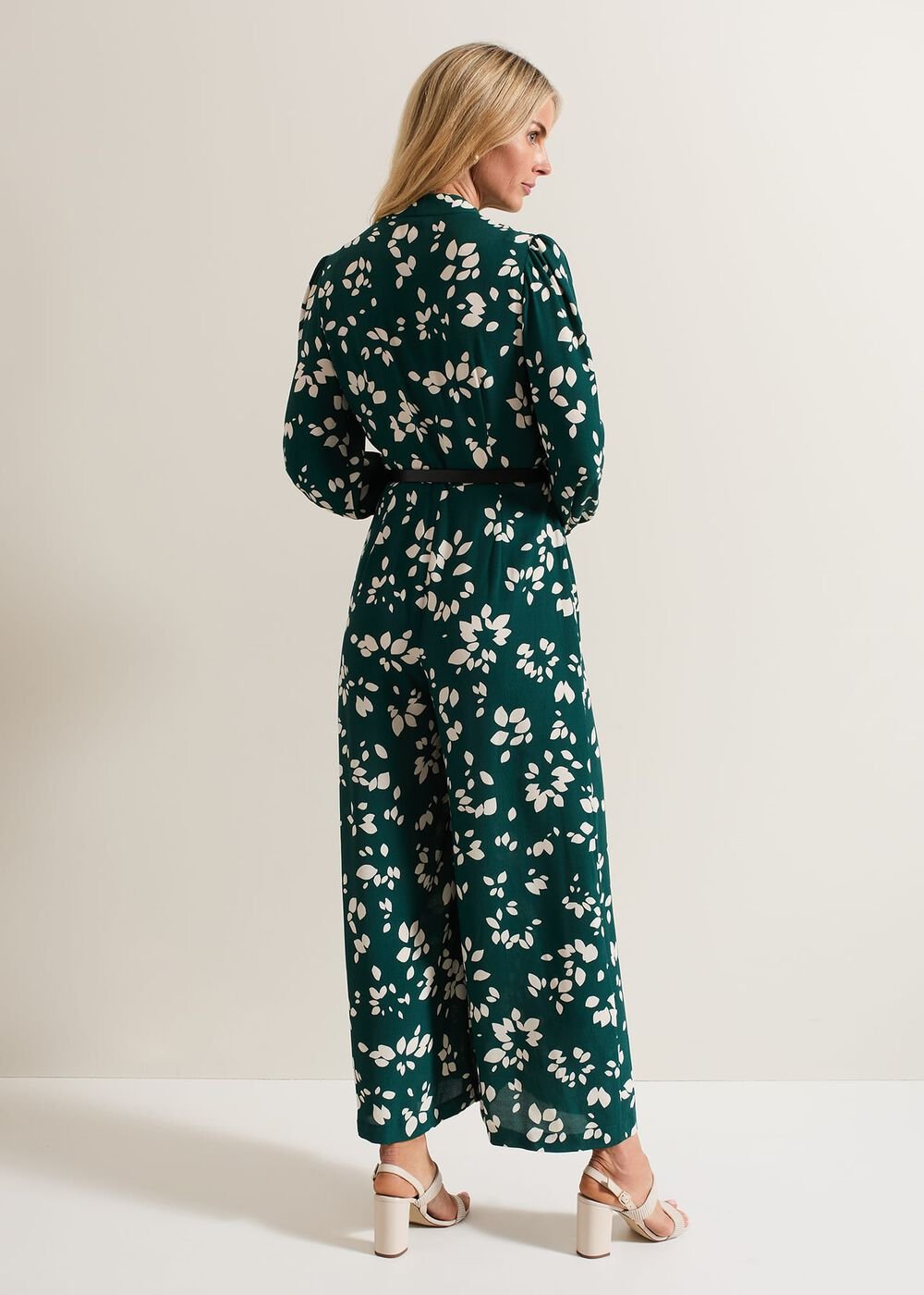 Micaela Green Twist Neck Jumpsuit Green