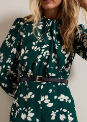 Micaela Green Twist Neck Jumpsuit Green