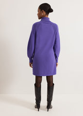 Ellie Knit Jumper Dress Purple