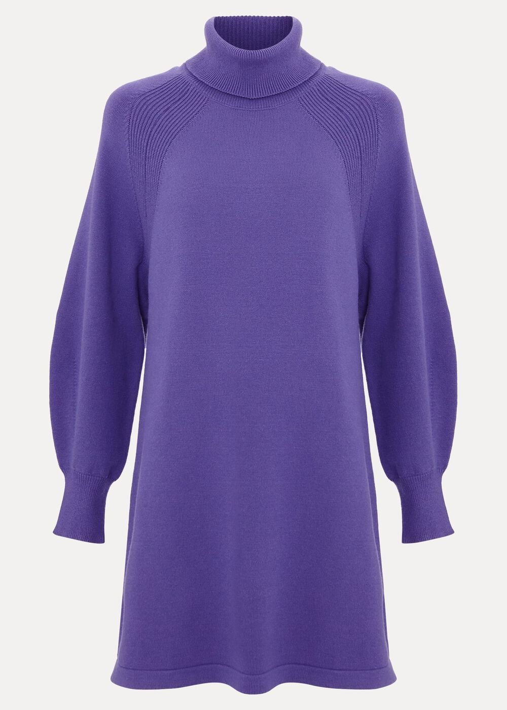 Ellie Knit Jumper Dress Purple