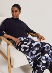 Issy Layered Jumper Dress Blue