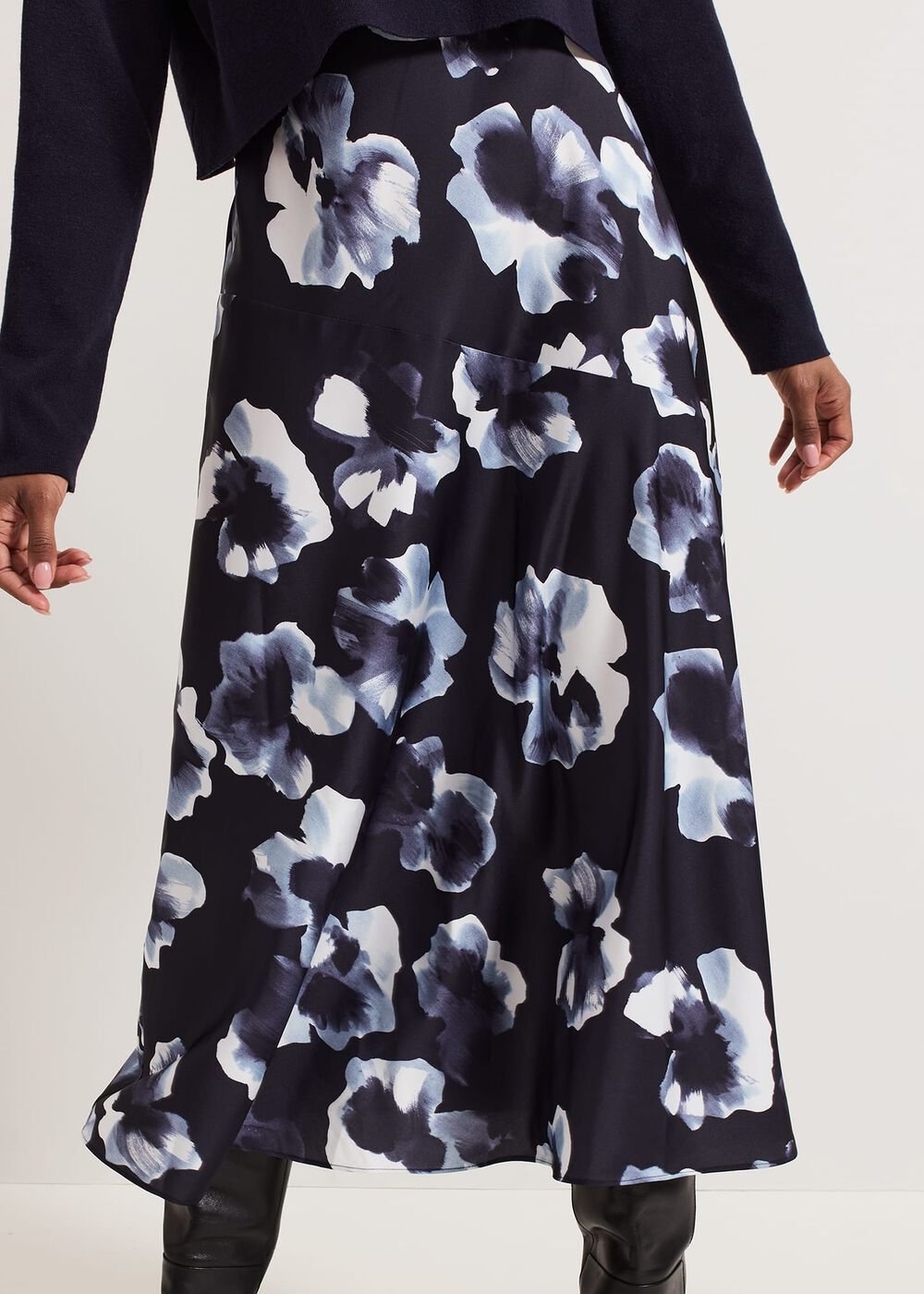 Issy Layered Jumper Dress Blue