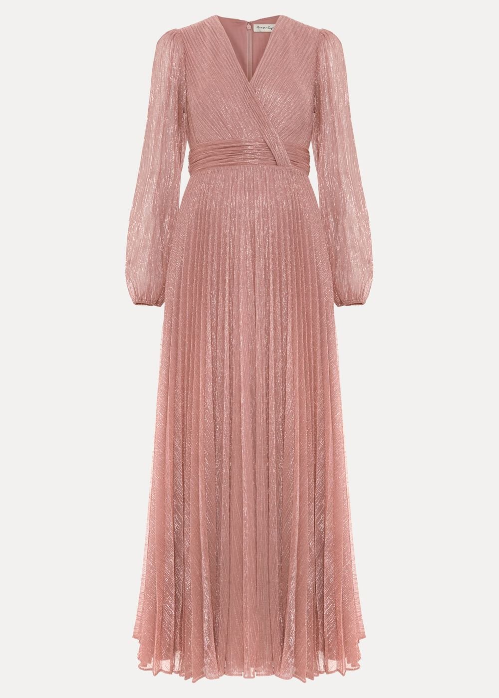 Petite Harper Plise Pale Pink Dress Pale Pink