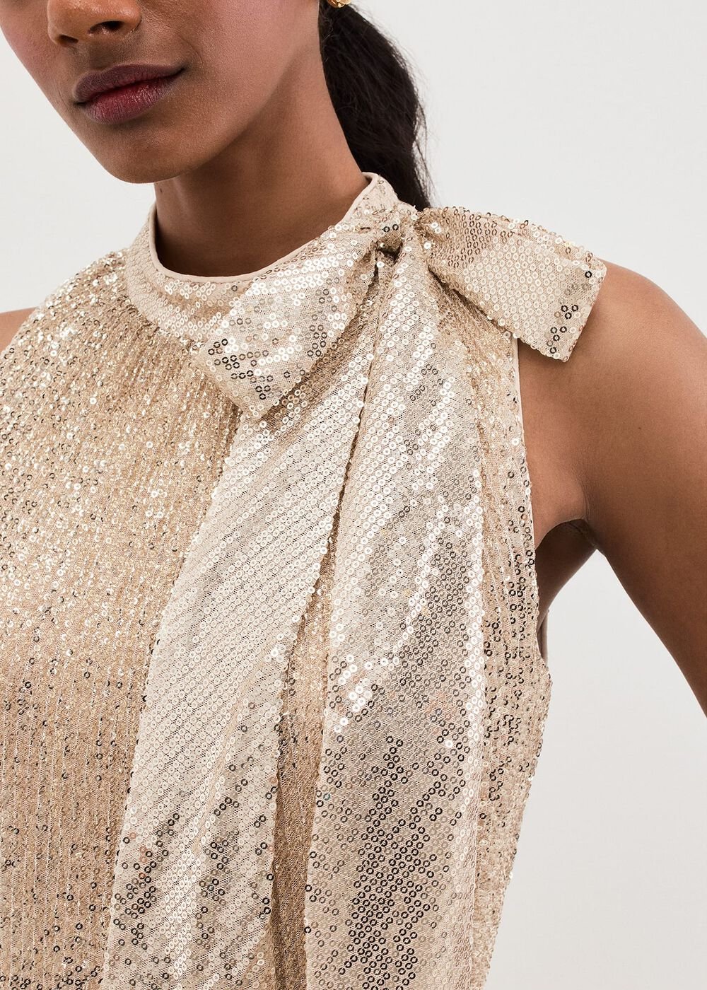 Sammy Silver Sequin Dress Silver