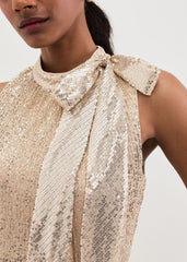 Sammy Silver Sequin Dress Silver