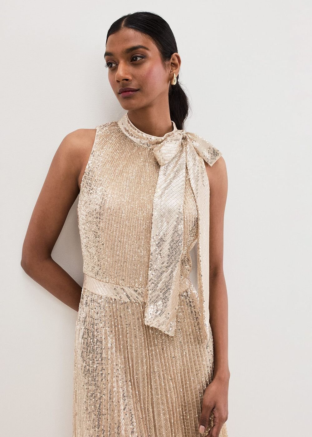 Sammy Silver Sequin Dress Silver