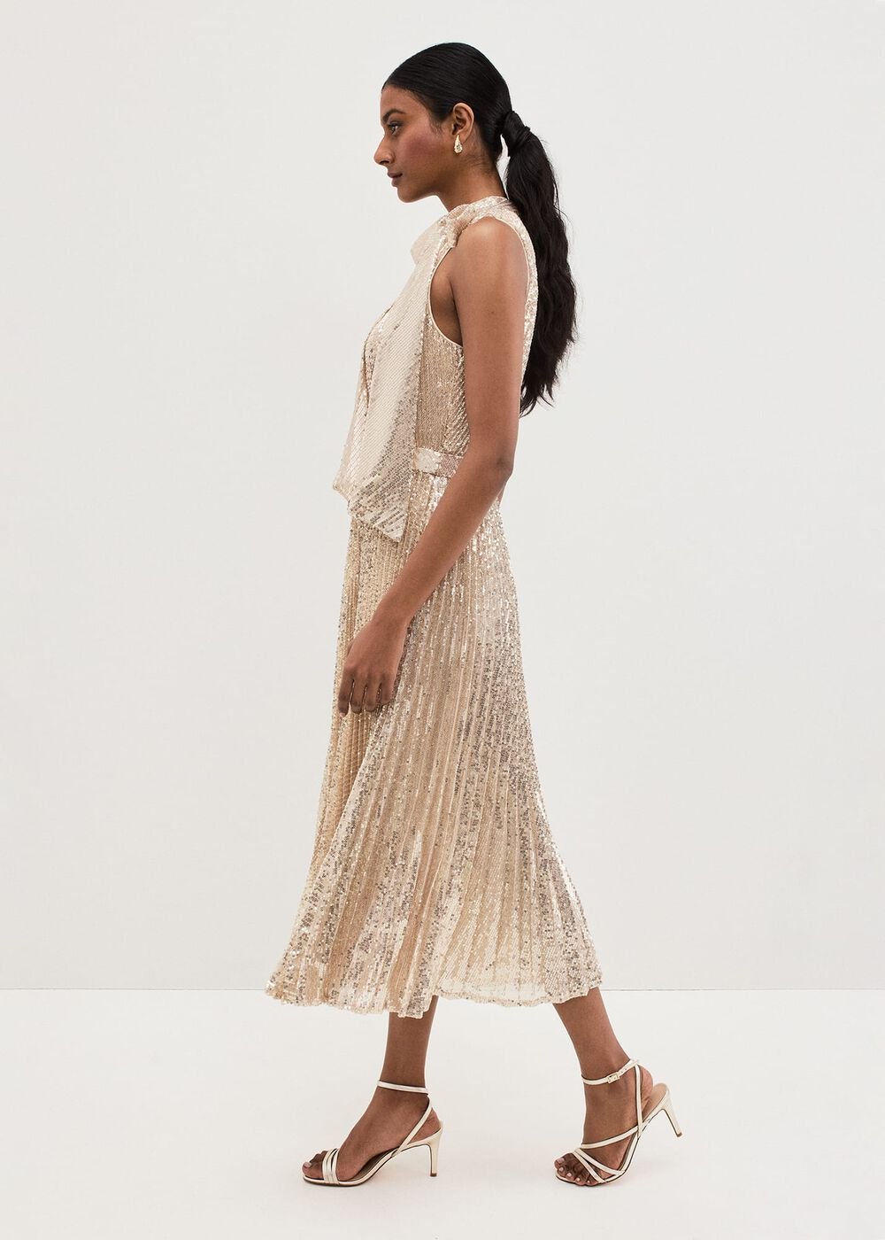 Sammy Silver Sequin Dress Silver