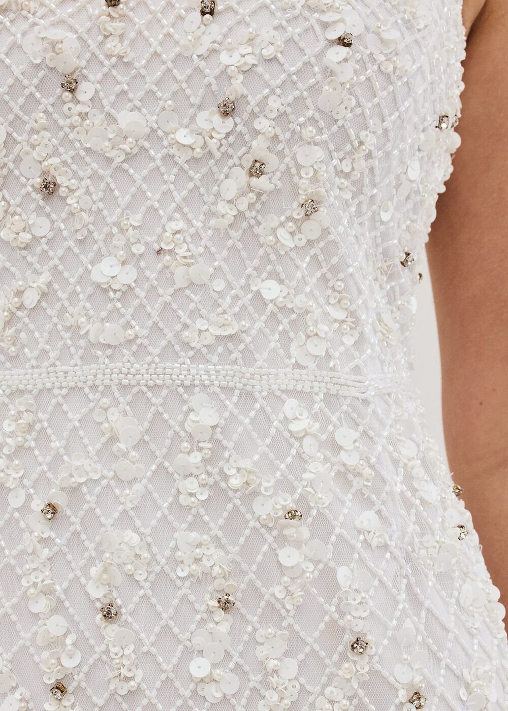 Alexia Ivory Embelished Maxi Dress Ivory
