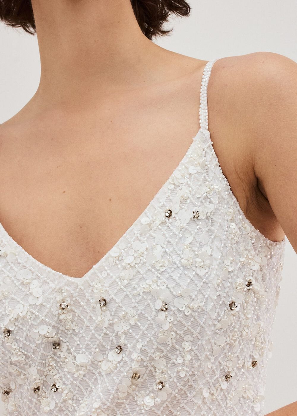 Alexia Ivory Embelished Maxi Dress Ivory